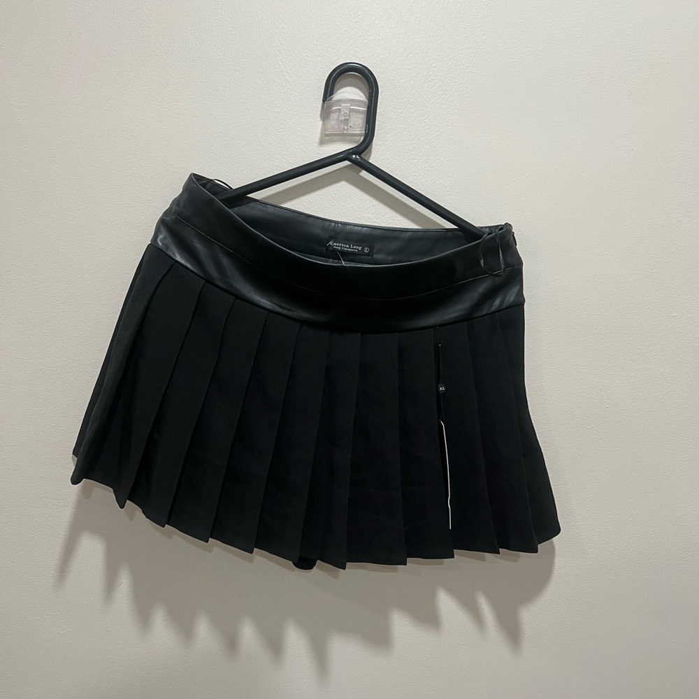 Black Pleated Skirt